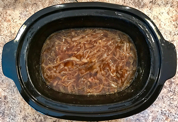 French Onion Soup in the Crockpot